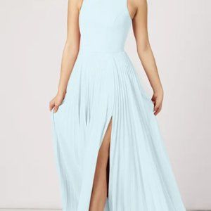 Azazie Lindie Bridesmaid's Dress, Mist Blue